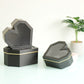 Diamond Heart Shape Flower Box with Clear Lid - Elegant Supply
