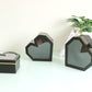 Diamond Heart Shape Flower Box with Clear Lid - Elegant Supply