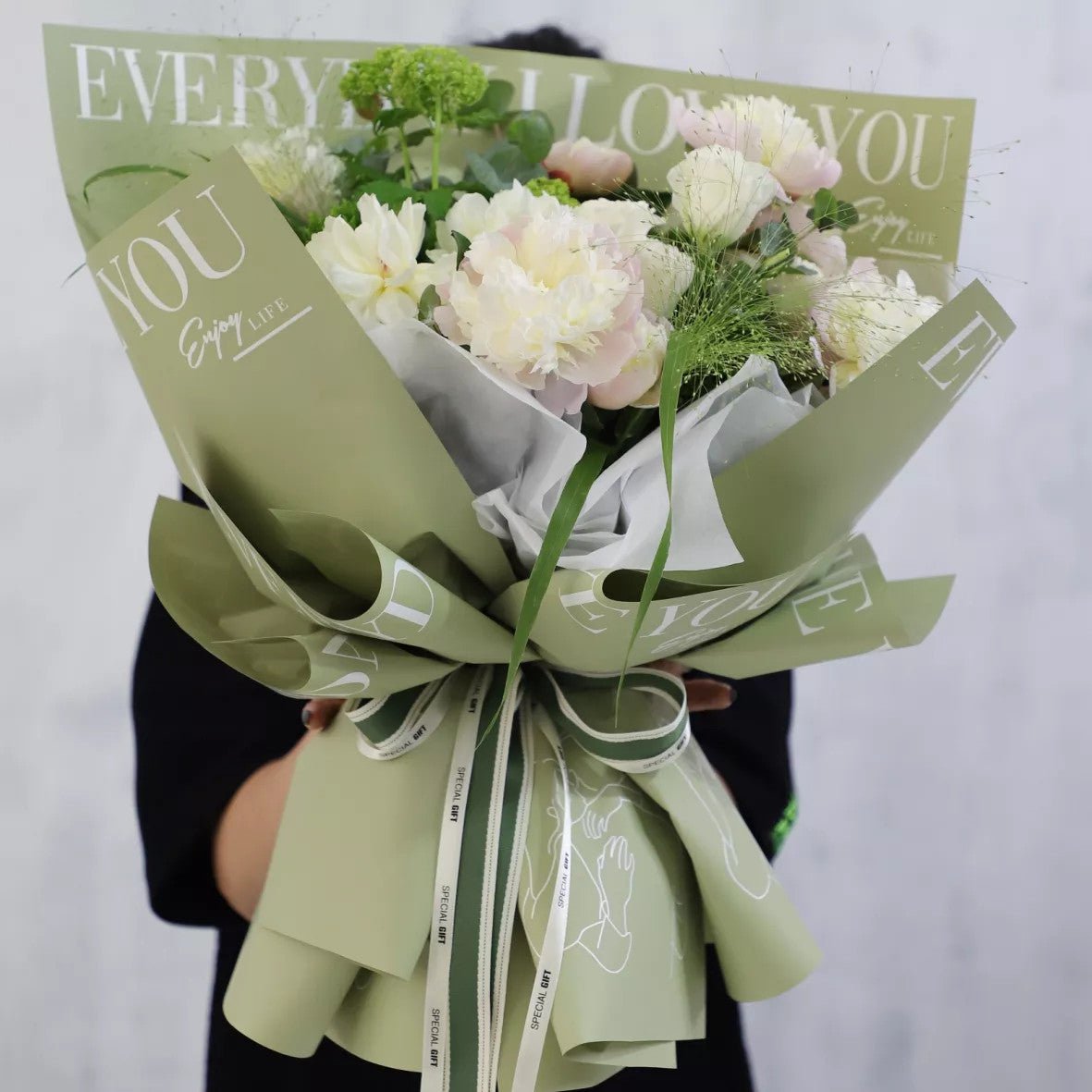Everyday I love you Waterproof Flower Wrapping Paper (20 sheets/bag) - Elegant Supply