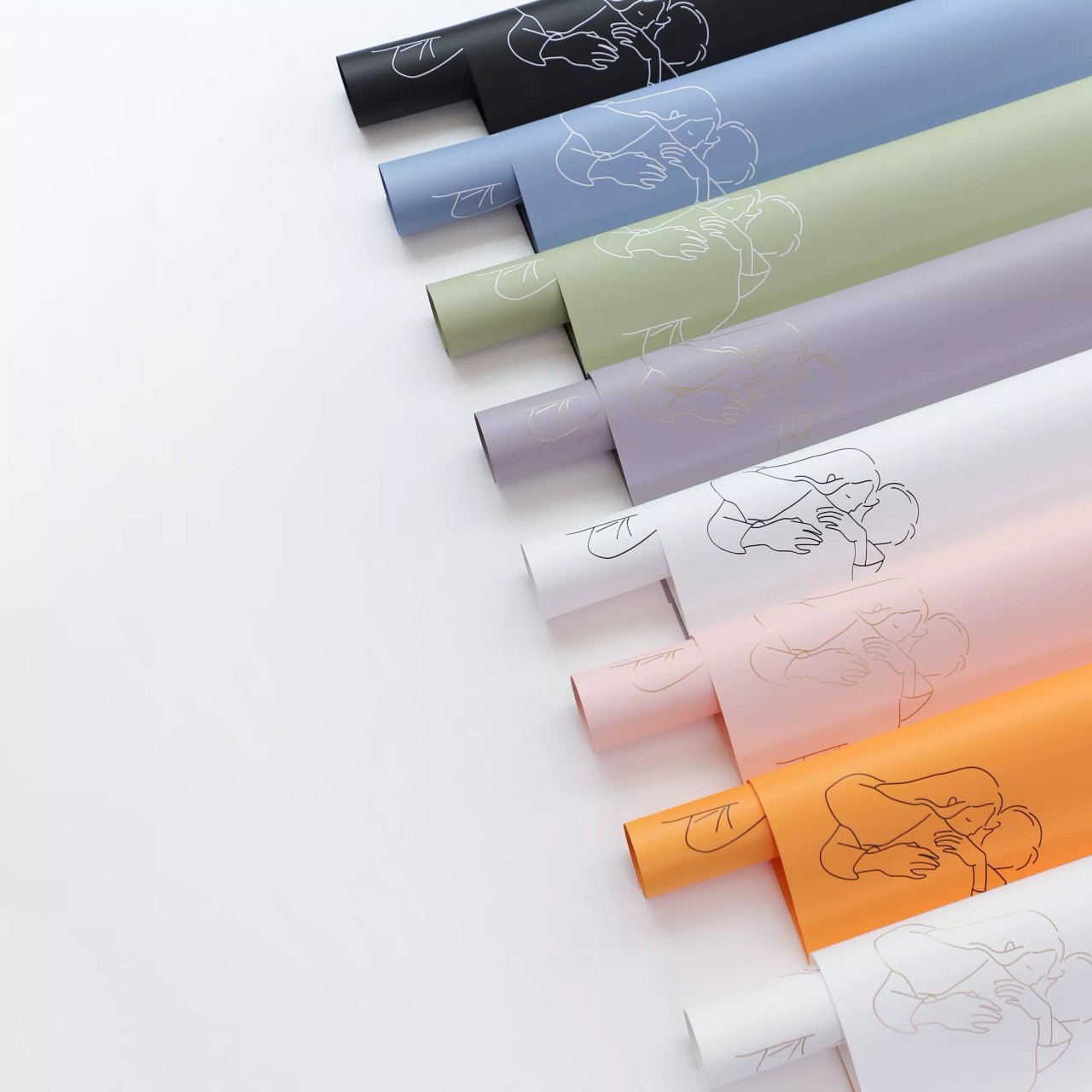 Everyday I love you Waterproof Flower Wrapping Paper (20 sheets/bag) - Elegant Supply