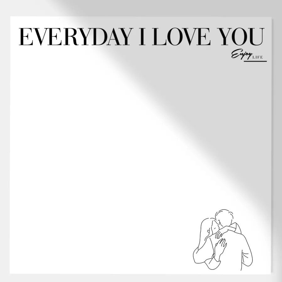 Everyday I love you Waterproof Flower Wrapping Paper (20 sheets/bag) - Elegant Supply