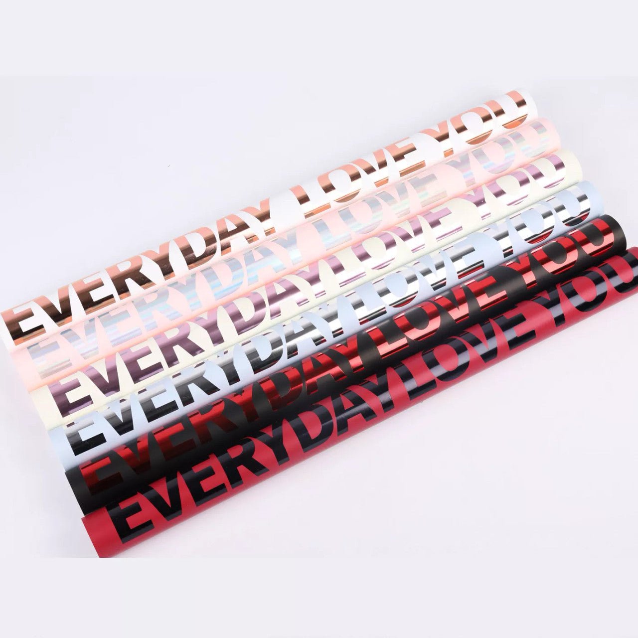Everyday Love You Waterproof Flower Wrapping Paper (20 sheets/bag) - Elegant Supply