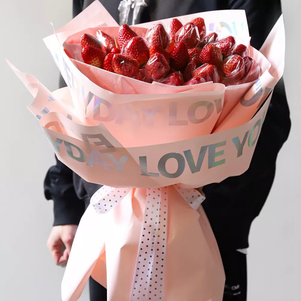 Everyday Love You Waterproof Flower Wrapping Paper (20 sheets/bag) - Elegant Supply