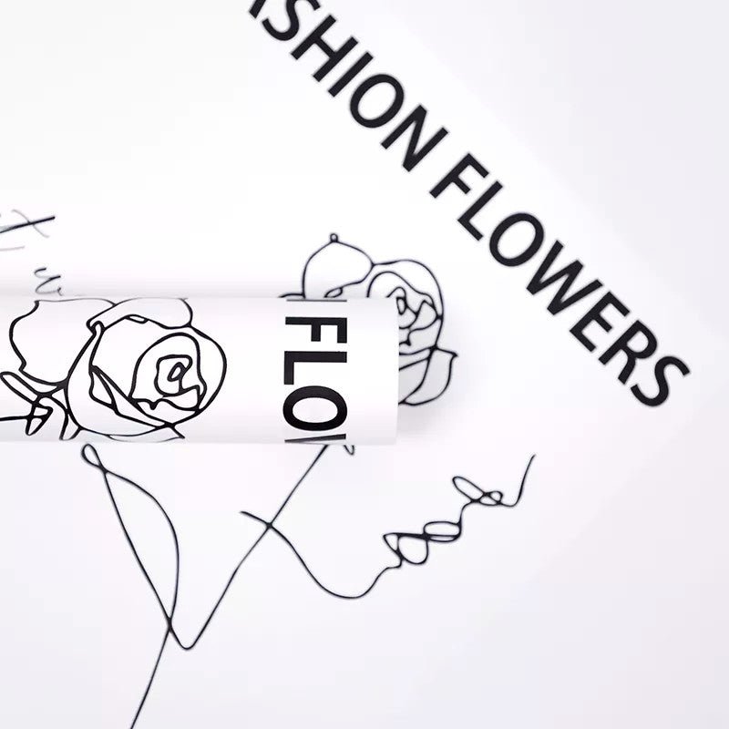Fashion Flowers Waterproof Flower Wrapping Paper (20 sheets/bag) - Elegant Supply