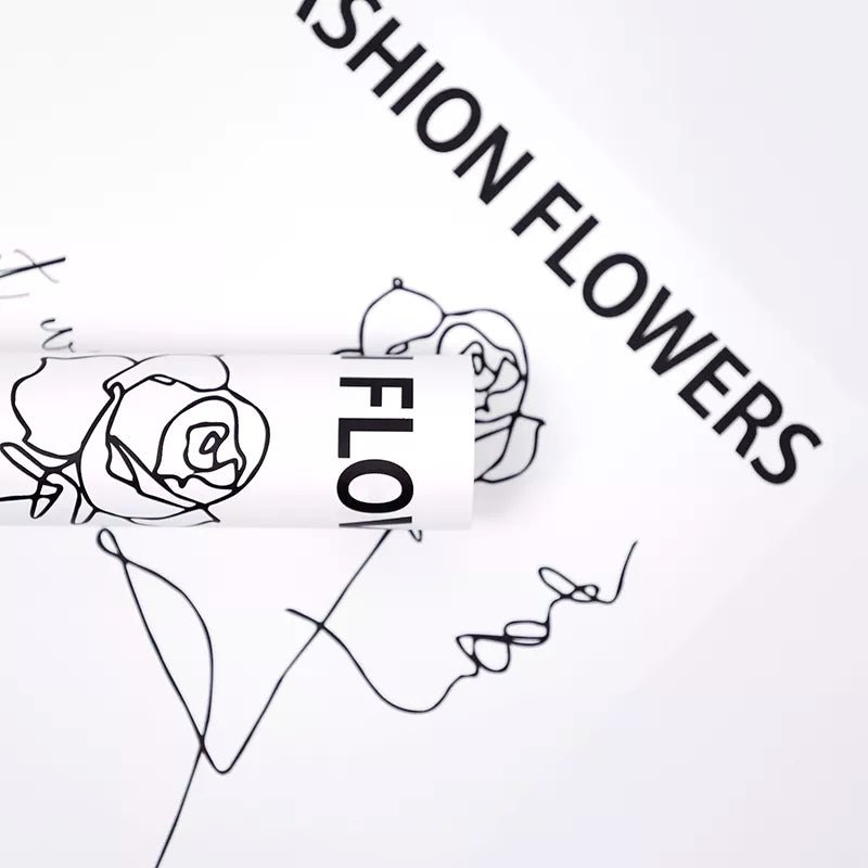 Fashion Flowers Waterproof Flower Wrapping Paper (20 sheets/bag) - Elegant Supply