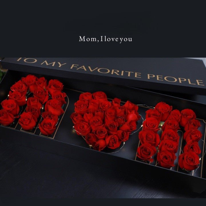 Favorite People "Mom" Box with Foam and Liner - Elegant Supply