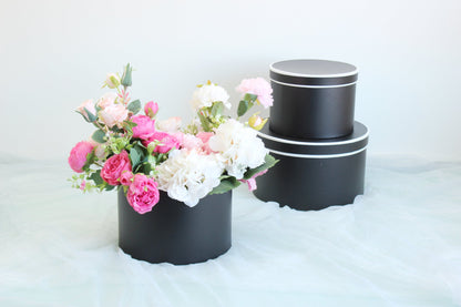 French Inspired Round Flower Box - Elegant Supply