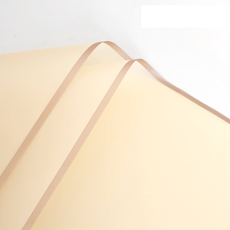 Gold Edge Waterproof Flower Wrapping Paper (20 sheets - bag) - Elegant Supply