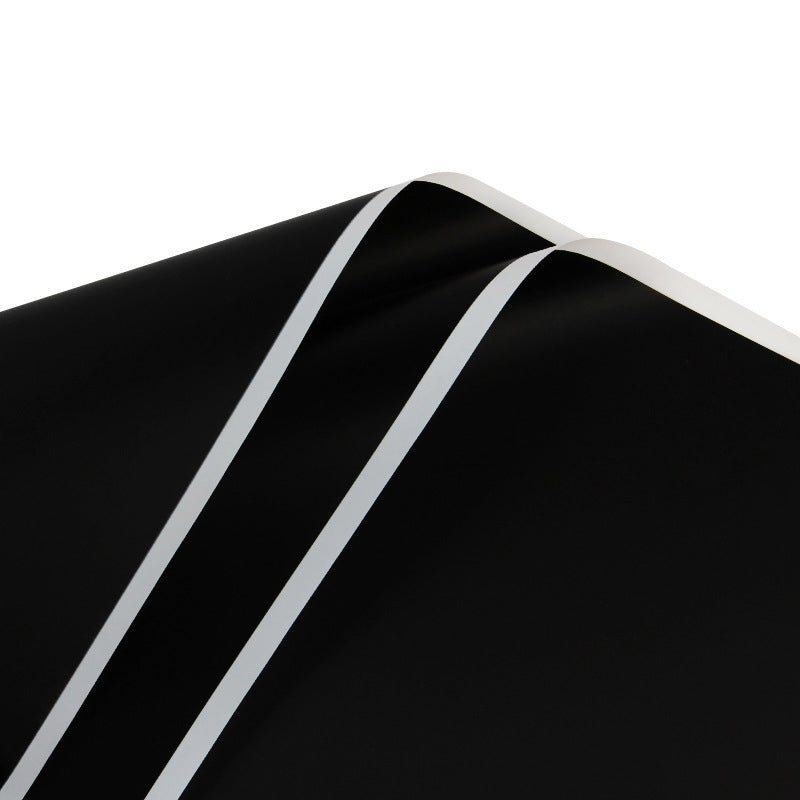 Gold Edge Waterproof Flower Wrapping Paper (20 sheets - bag) - Elegant Supply