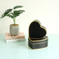 Gold Lines Heart Flower Box - Elegant Supply