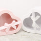 Heart Shaped Box with Ribbon and Clear Lid - Elegant Supply