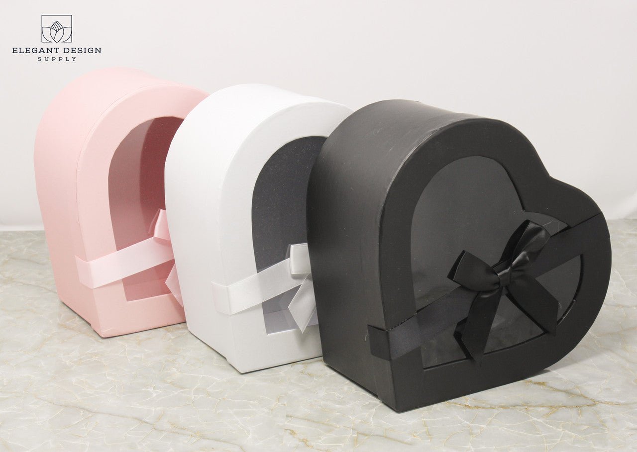 Heart Shaped box with Ribbon | Elegant Gift Box, Chocolate