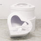 Heart Shaped Box with Ribbon and Clear Lid - Elegant Supply