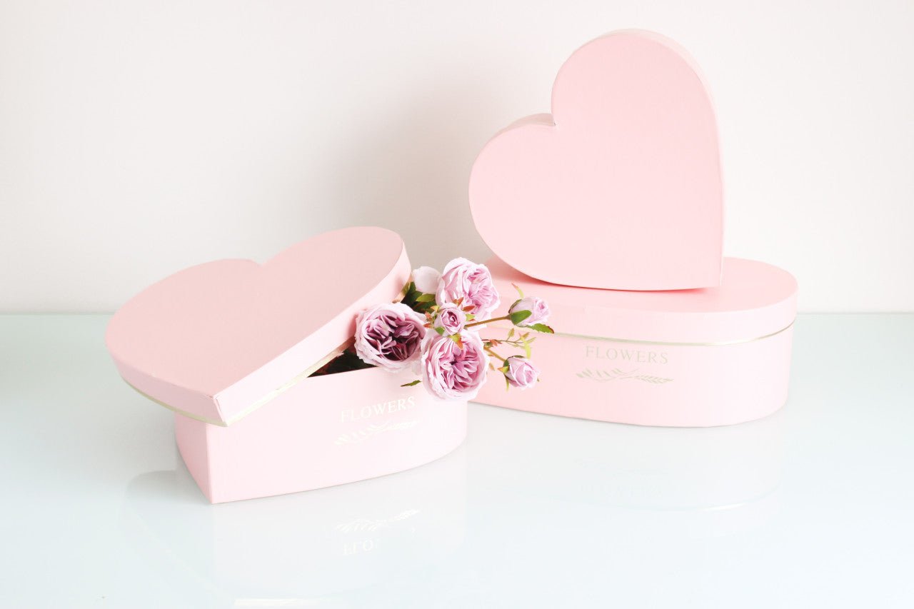 Heart Shaped Flower Gift Box - Elegant Supply