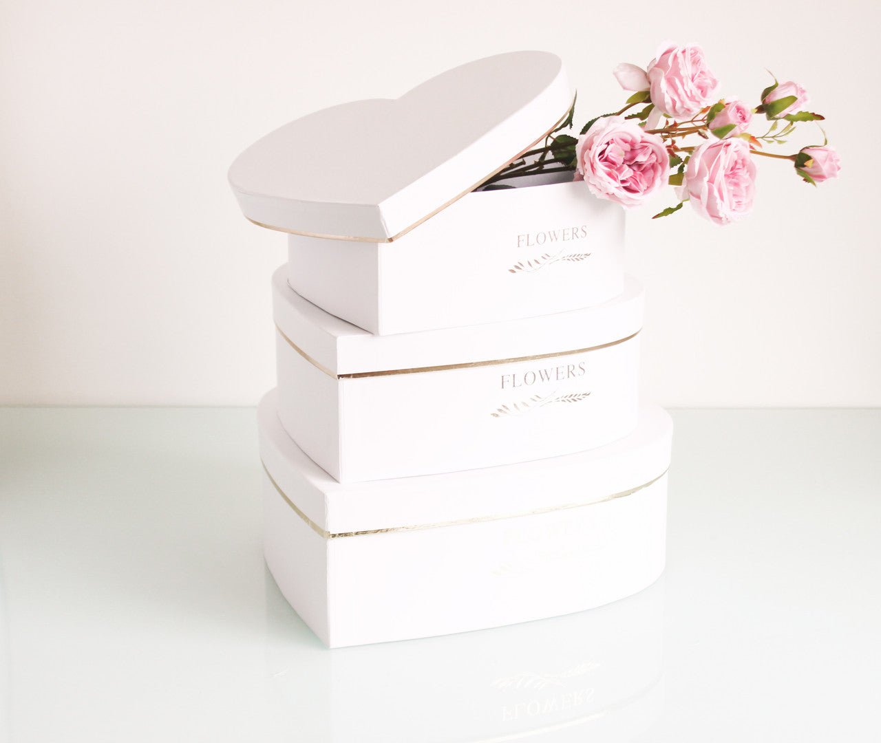 Heart Shaped Flower Gift Box - Elegant Supply