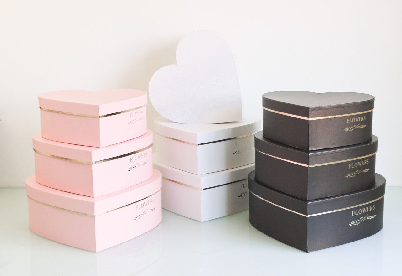 Heart Shaped Flower Gift Box - Elegant Supply