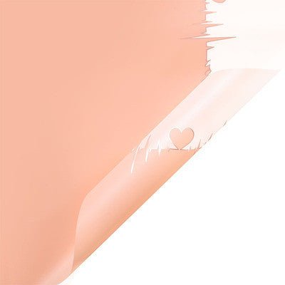 Heartbeat Patterns Waterproof Flower Wrapping Paper (20 sheets/bag) - Elegant Supply