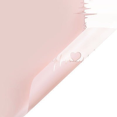 Heartbeat Patterns Waterproof Flower Wrapping Paper (20 sheets/bag) - Elegant Supply