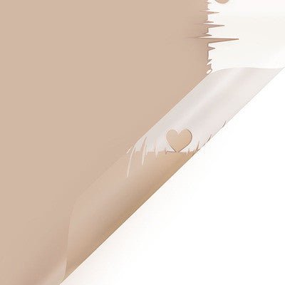 Heartbeat Patterns Waterproof Flower Wrapping Paper (20 sheets/bag) - Elegant Supply