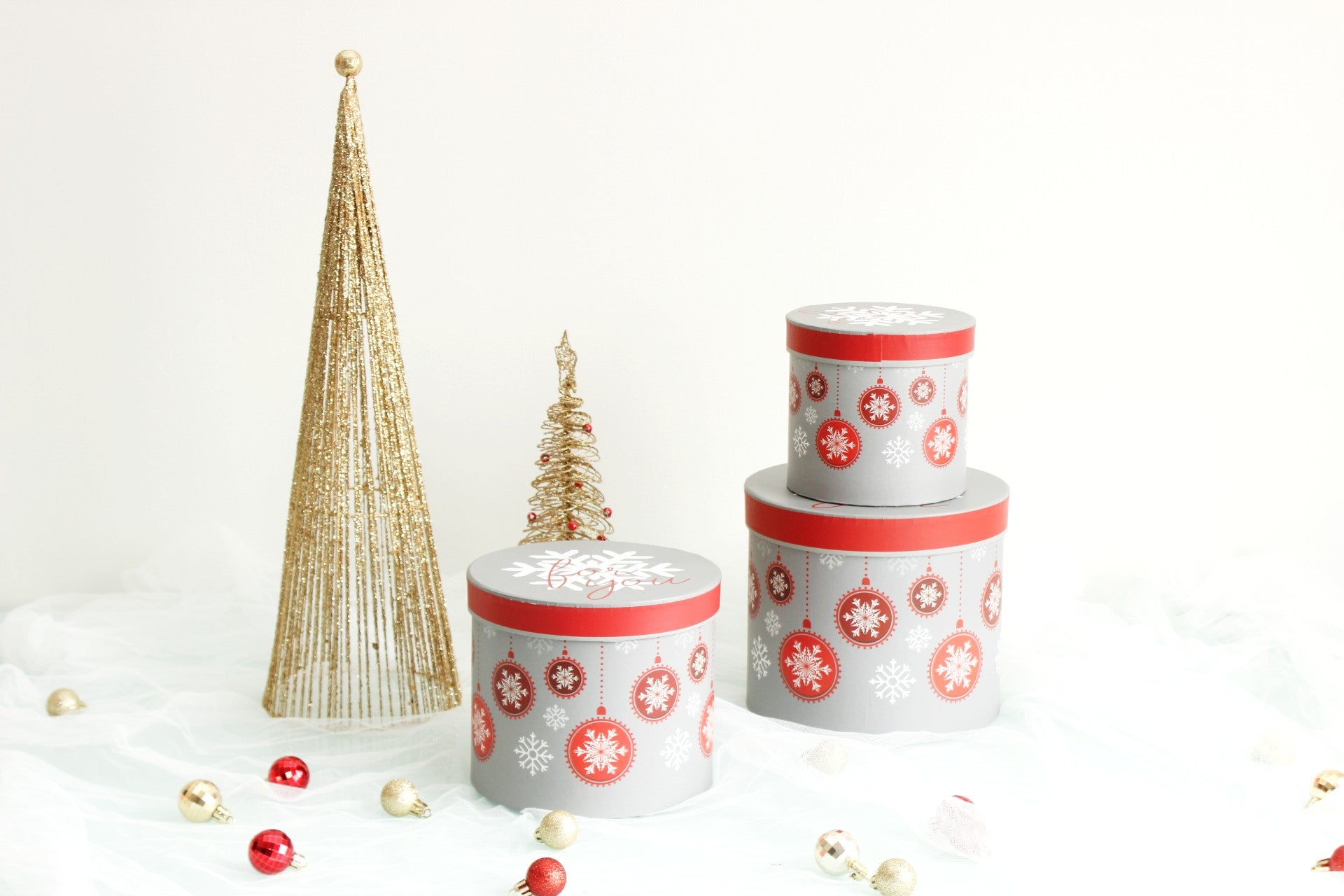 Holidays Round Hat Flower Box - Elegant Supply