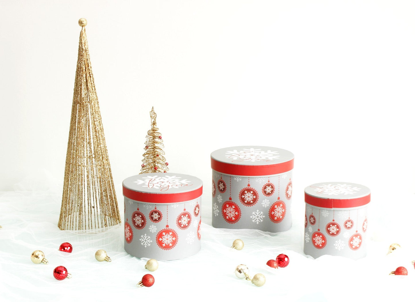 Holidays Round Hat Flower Box - Elegant Supply