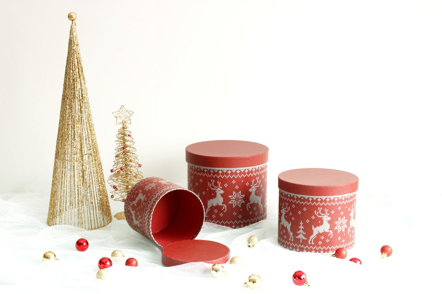 Holidays Round Hat Flower Box - Elegant Supply