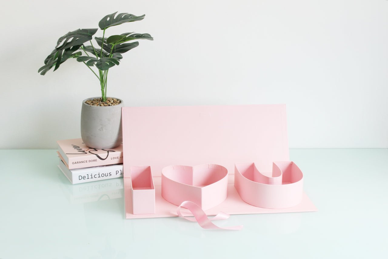 'I Love You' Fillable Heart Box with Ribbon - Elegant Supply