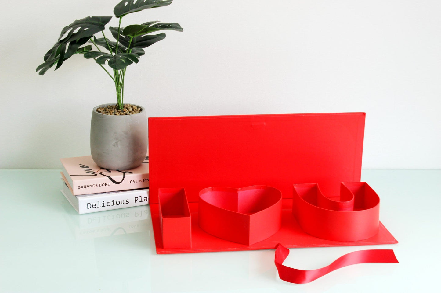 'I Love You' Fillable Heart Box with Ribbon - Elegant Supply