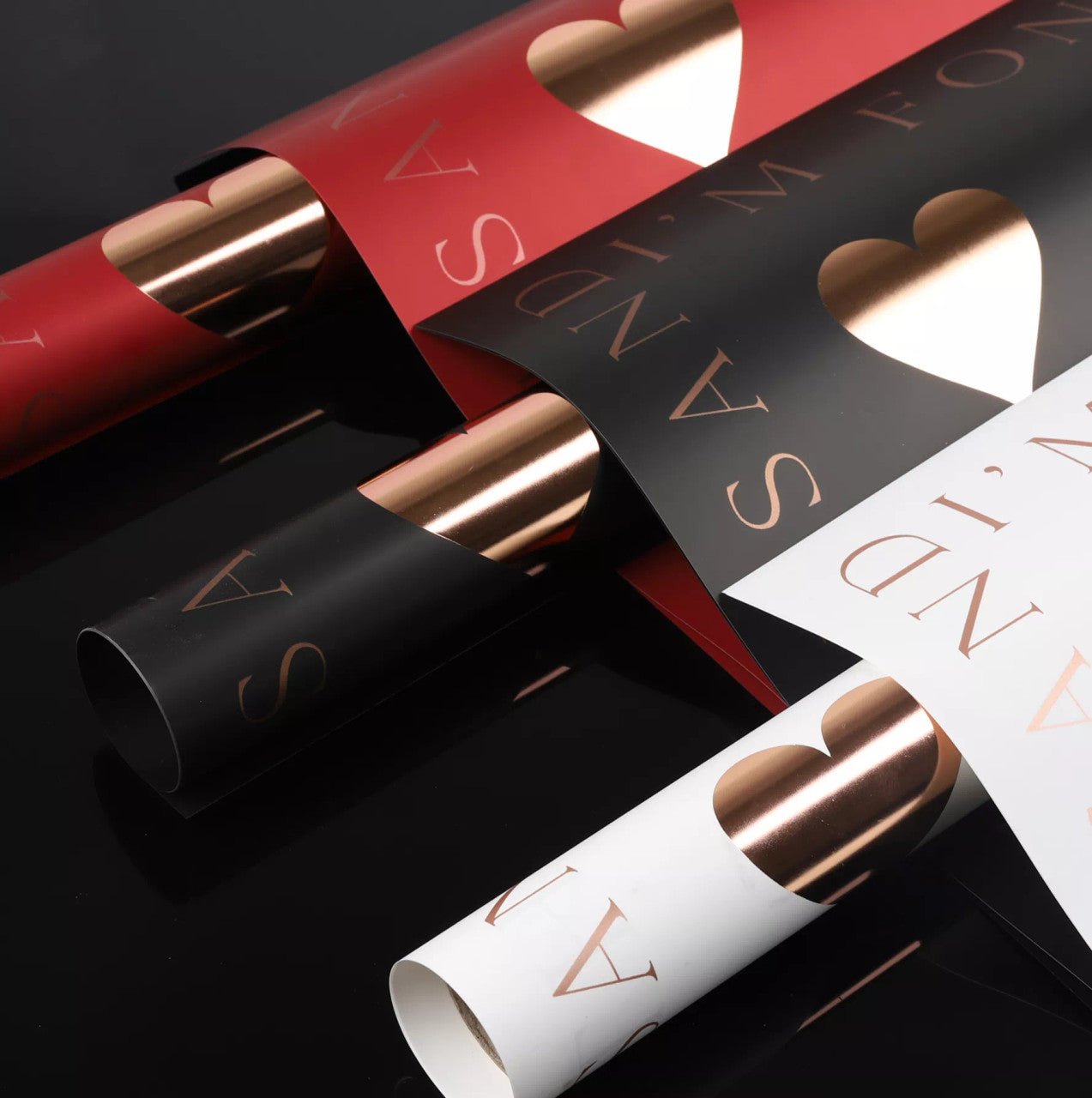 I'm Fond Waterproof Flower Wrapping Paper (15 sheets/bag) - Elegant Supply