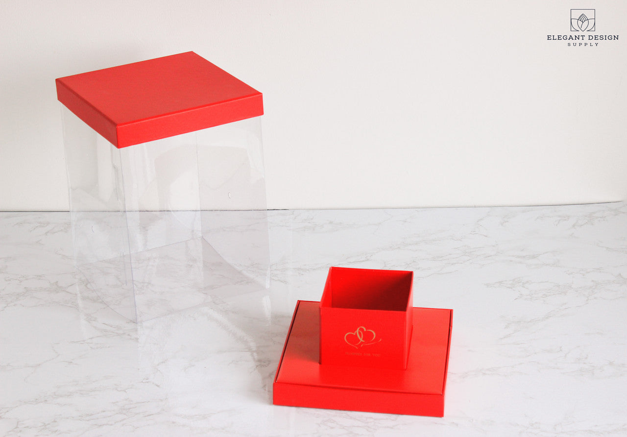 MINI Square PVC Clear Box