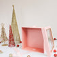 Square Gift Box with Clear Lid and Ribbon - Various Colors - For Luxury Flower/ Gift / Chocolate Strawberry Arrangements