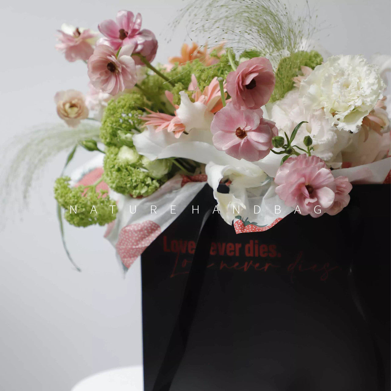 Square Paper Flower Bag / Gift Bag  Elegant Flower Packaging Supply –  Elegant Supply