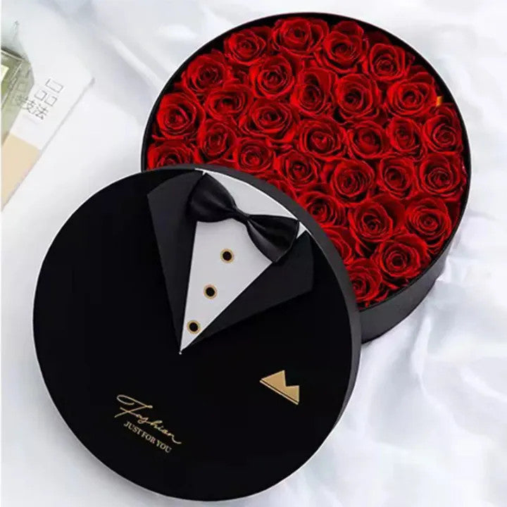 Tuxedo Round Box