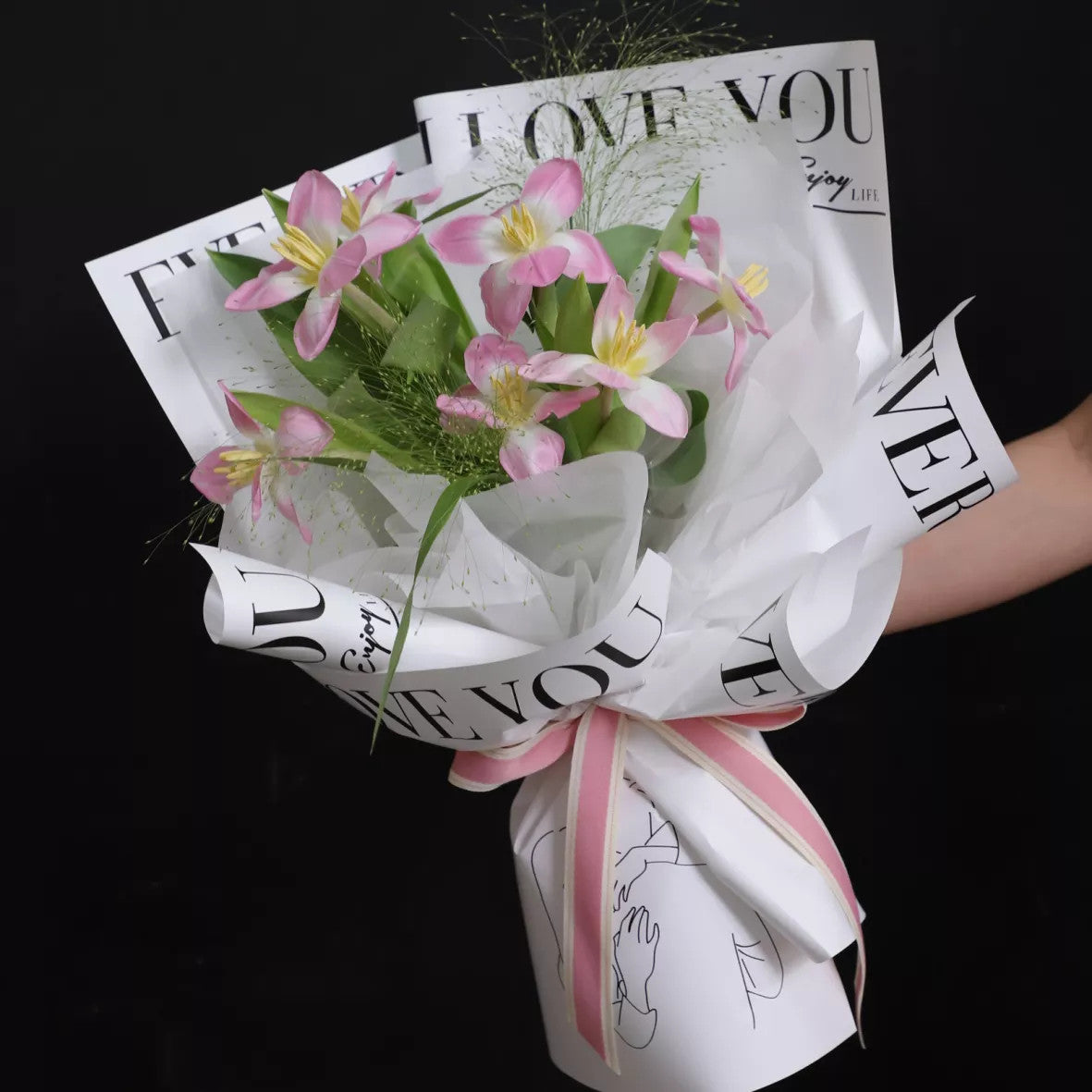 Korean Waterproof Flower Wrapping Paper