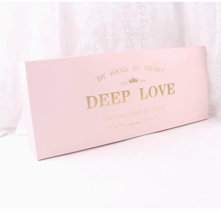 Pink "Deep Love" Box with foam and liner included