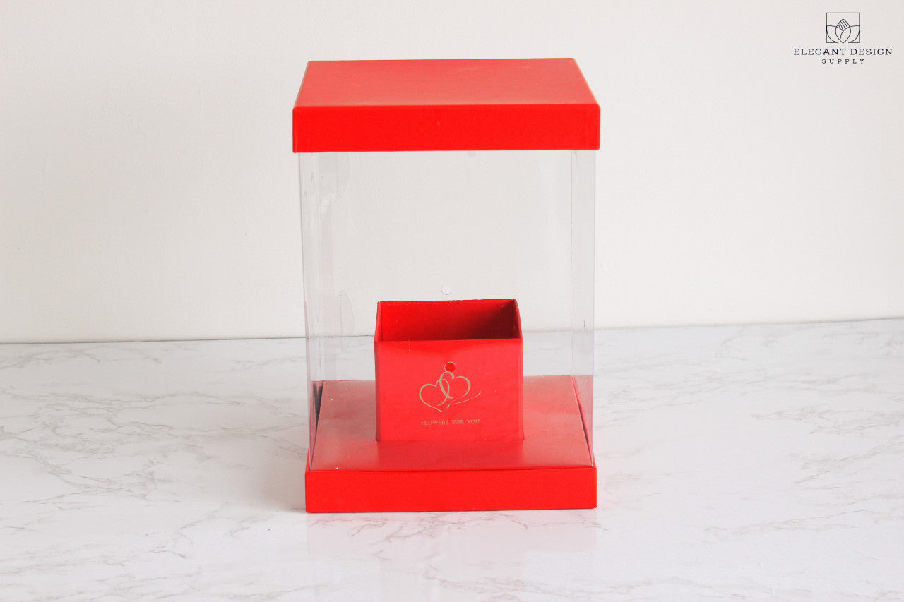 MINI Square PVC Clear Box