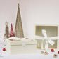 Square Gift Box with Clear Lid and Ribbon - Various Colors - For Luxury Flower/ Gift / Chocolate Strawberry Arrangements