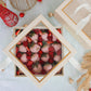 Square Gift Box with Clear Lid and Ribbon - Various Colors - For Luxury Flower/ Gift / Chocolate Strawberry Arrangements