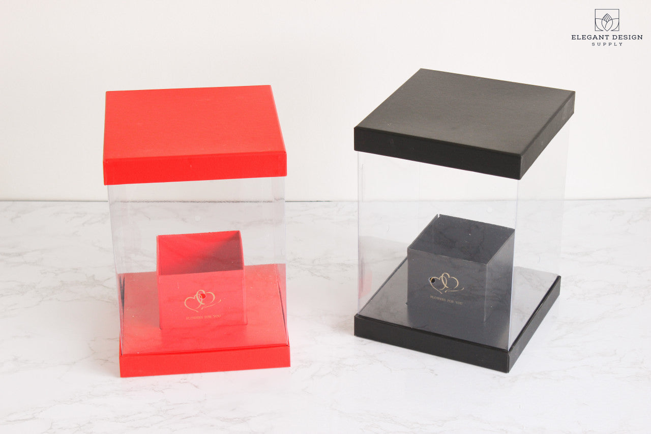 MINI Square PVC Clear Box