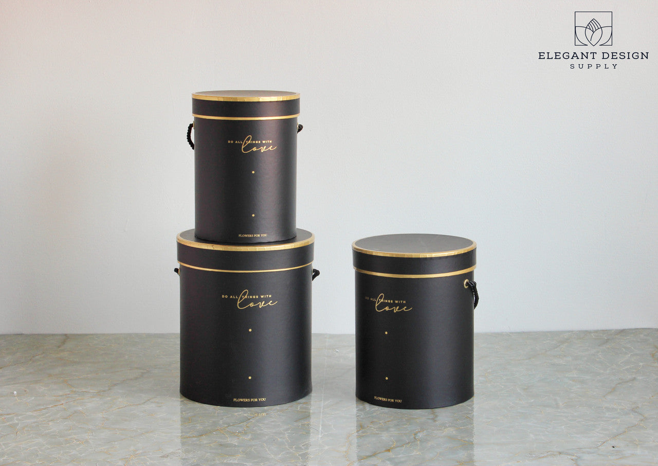 Two-level Round Hat Box - Floral Supply Syndicate - Floral Gift Basket and  Decorative Packaging Materials