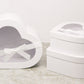 White Heart Shaped Boxes for luxury chocolates, gift boxes and flower arrangements