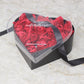 Black Heart Shaped Flower Gift Box with Clear Lid – Elegant floral box 
