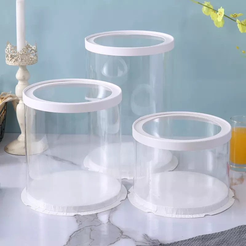 Tall Transparent Clear Cake Box