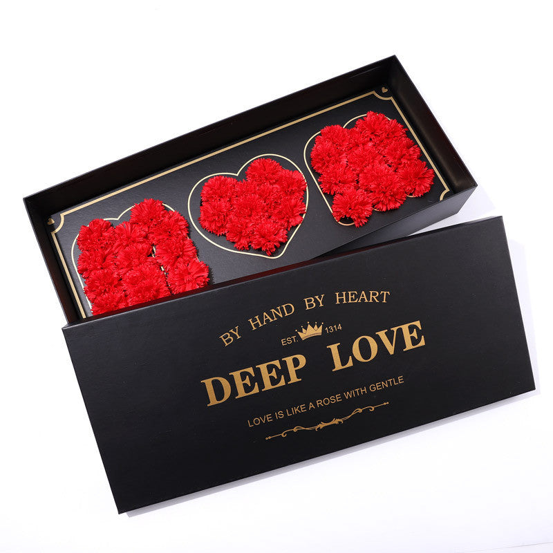 Deep Love Mom Flower Box for Mother's Day With Stock by 