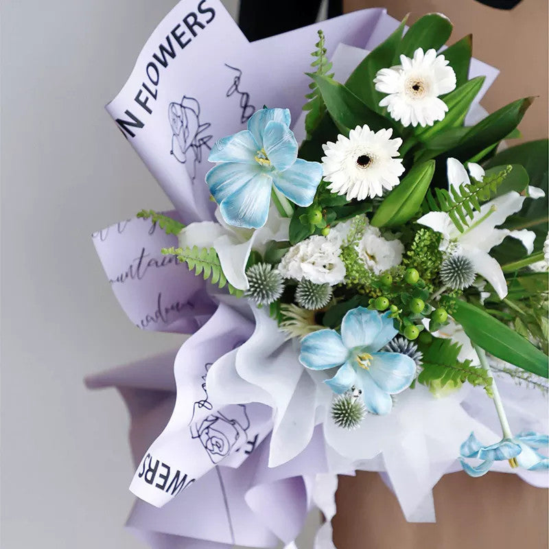20pcs/new 58x58cm Moon Goddess Pattern Waterproof Flower Wrapping Paper  Birthday Gift Packaging Tissue Paper Florist Supplies - AliExpress