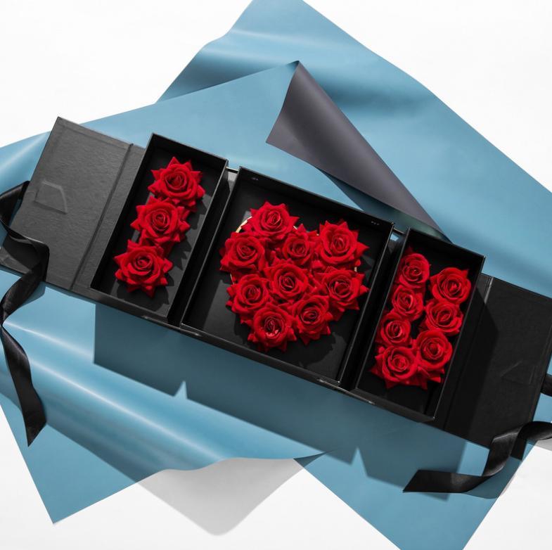 Flower Boxes Paper Box Gift I Love You Packaging Luxury Rose