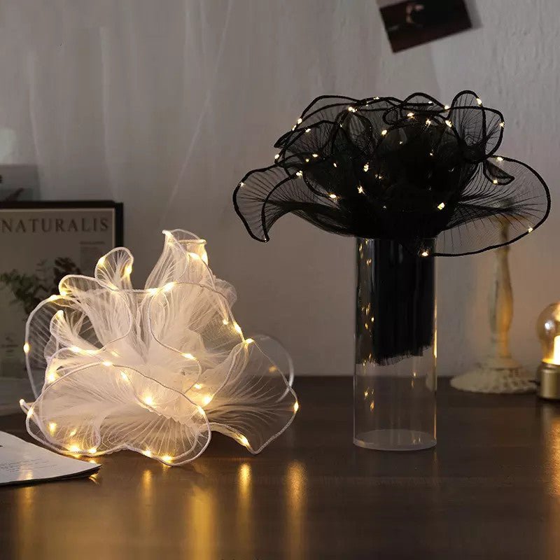 LED Light Flower Wrapping Mesh for Bouquet - Elegant Supply