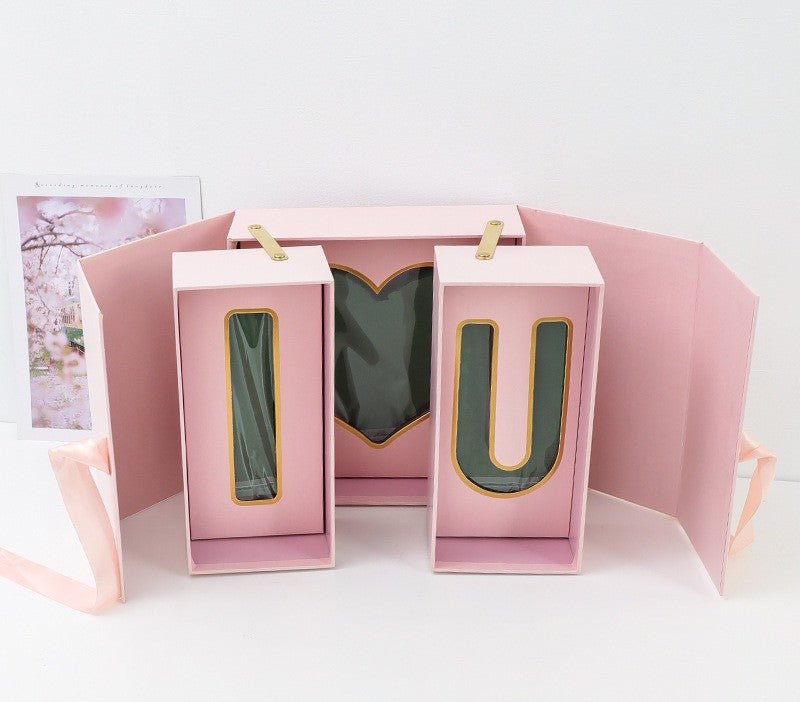 Love Flower Box with Liner and Foam - Elegant Supply