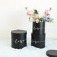 Love Pattern Round Hat Flower Box - Elegant Supply