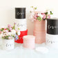 Love Pattern Round Hat Flower Box - Elegant Supply
